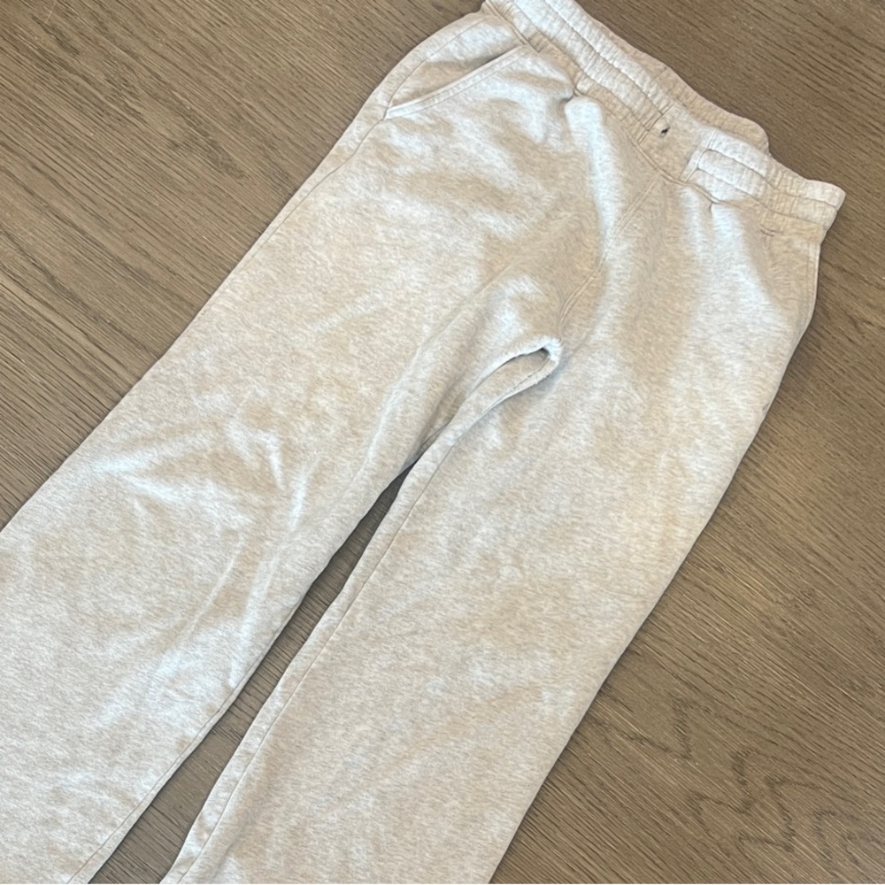 Abercrombie Kids light Gray wide leg Sweats